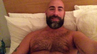 Sit on Daddy's Dick - Hairy Daddy Talks Dirty to Camera - Damon Andros