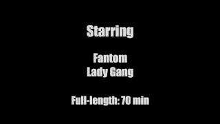 Hard cowgirl, missionary fuck and squirt with Lady Gang in the hotel room
