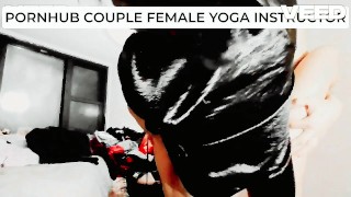 YOGA INSTRUCTOR SEX LIFTED UP IN THE AIR