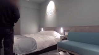 教え子にマイクロミニのメイドコスプレを着せて撮影会&SEX （撮影会編:リクルートスーツからセクシーコスチュームへの変貌）