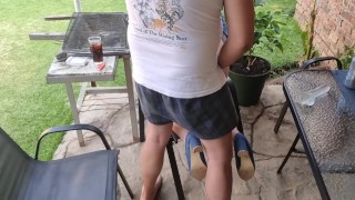 Mutual masturbation ends in doggystyle with my brother in law