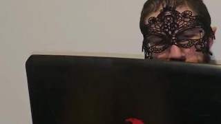 Laptop Dance Straight Edge This Cock Love It Screen Time Dangling Close Up Cock Twink Shorties