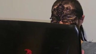 Laptop Dance Straight Edge This Cock Love It Screen Time Dangling Close Up Cock Twink Shorties