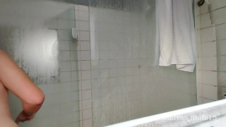 I traveled to the capital and stayed in a 2-star hotel. At night I took a shower in the worst hotel.