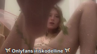 Horny fairy fucking herself