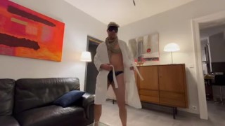 men plays with sextoys