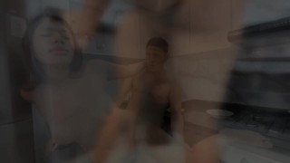 Le doy toda mi leche a mi timida hermanastra para su cereal hasta terminar cogiendo fuerte y rico