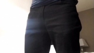 Washing my huge cock and body