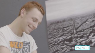 Slim Twinks Lucas A, Michael P And Logan S Bang Each Other!