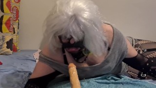 Clumsy Sissy Whore Craves Cock