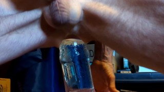Straight Male Streching Ass On Huge Bottle Knot