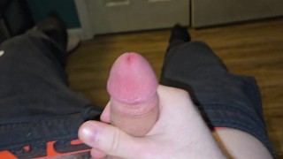 Playing with my cock because I'm curious to see what happens part 3