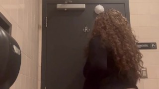 Cheerleader stuck in Walmart Bathroom