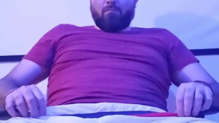 Hairy and horny man cumming for you.