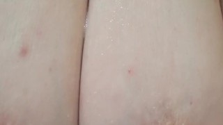 Spit on Tits - prepping for Dick