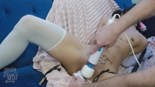 BDSM Slut gets Tied & Fucked SENSELESS in Both Holes