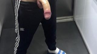 My monster cock - public - risky