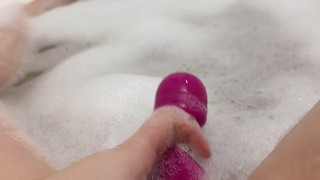 Playing in the bath