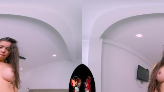 VRLatina - Pretty Latin Teen Hard Fuck In Her Apartment VR