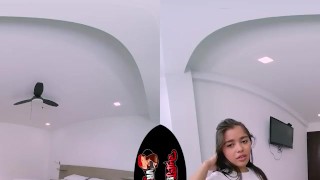 VRLatina - Pretty Latin Teen Hard Fuck In Her Apartment VR
