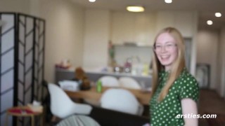 Ersties - Dark Hair Beauty is Fisted By Cute Redhead