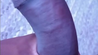 Big black curved dick