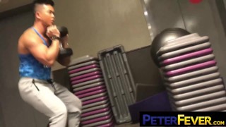 PETERFEVER Alex Chu Teases Huges Dick While On Shower