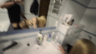 Hard fuck in toilet sparkllleee POV