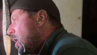 watching as the walk away and cleaning up my face and gloryhole