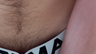 Rubbing my jockstrap and talking dirty