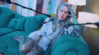 Tattoo Model Pornstar Anuskatzz talks about passion ASMR Youtube channel: ASMRkatz SFW inked hippie