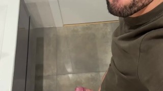 hot daddy super hot cum fountain explosion