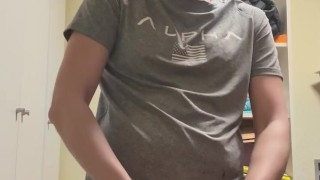 sexy daddy jerking off super cum fountain