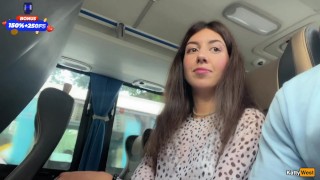 Public Cock Jerking Off on a Bus Full of People – Made Him Cum still 11