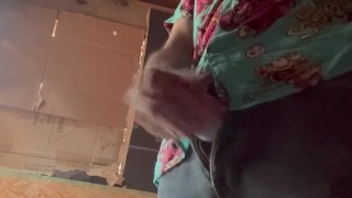 Smokin & Strokin!! Cum Suck Daddy In The Shed