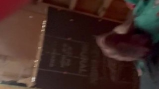 Smokin & Strokin!! Cum Suck Daddy In The Shed