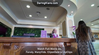 Naked in Hotel Elevator After Public Restroom Dare, Embarrassing