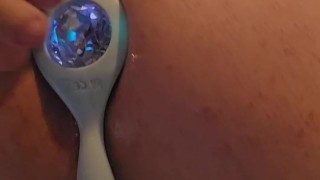 Sissy in chastity plugged