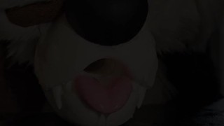 Wruff! Velox 🦊 by Naughty Fox Toys hits ALL the right spots for @AngryBarks 💦 Huge Cumshot!