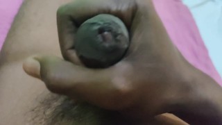 Asian desi boy smashing and playing with hi big black dick_BBC