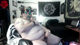 I painted my mask to make it look voodoo, hail lust and satanas