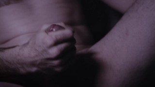 COLD _ Playing with my uncut cock