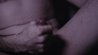 COLD _ Playing with my uncut cock