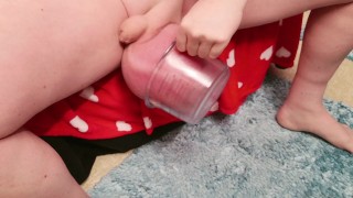 Giant Balls Suction holding 1 Liter Glas Container