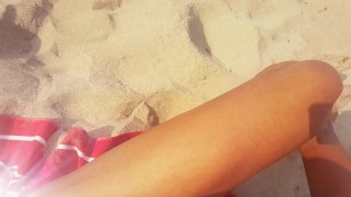 Watching College Girls On The Nude Beach Made Me Cum Hands Free