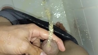 CHEATING, DESPERATE PISSING IN UNDERWEAR, I GET EVERYTHING WET, GOLDEN SHOWER, SUBMISSION, CLOSE UP