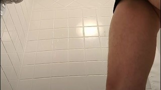 Hot guy bust giant slow mo nut