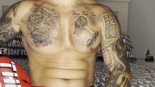 👅👅BIG CUMSHOT of profesional BOXER😈😉