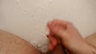 Playing in the shower