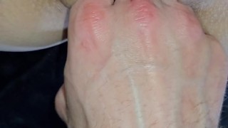 Wet noisy fisting